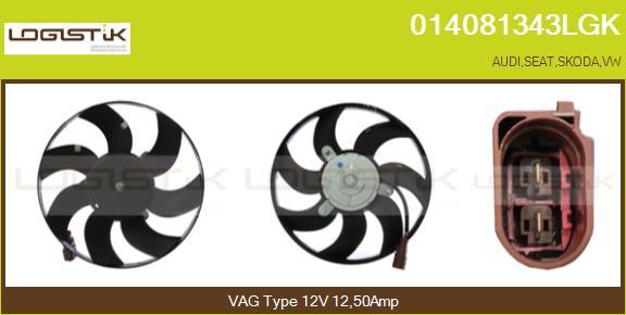 LGK 014081343LGK - Ventilators, Motora dzesēšanas sistēma www.autospares.lv