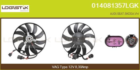 LGK 014081357LGK - Ventilators, Motora dzesēšanas sistēma www.autospares.lv