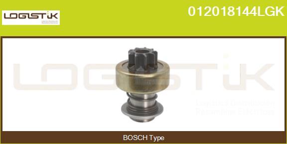 LGK 012018144LGK - Ведущая шестерня, бендикс, стартер www.autospares.lv