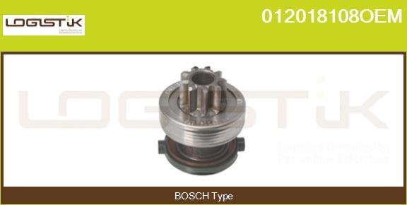 LGK 012018108OEM - Pinion, bendix, starter www.autospares.lv