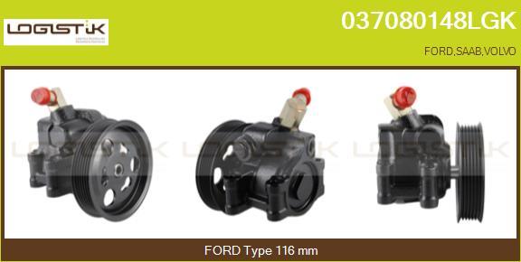 LGK 037080148LGK - Hydraulic Pump, steering system www.autospares.lv