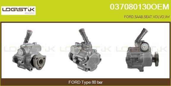 LGK 037080130OEM - Hydraulic Pump, steering system www.autospares.lv