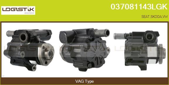 LGK 037081143LGK - Hydraulic Pump, steering system www.autospares.lv