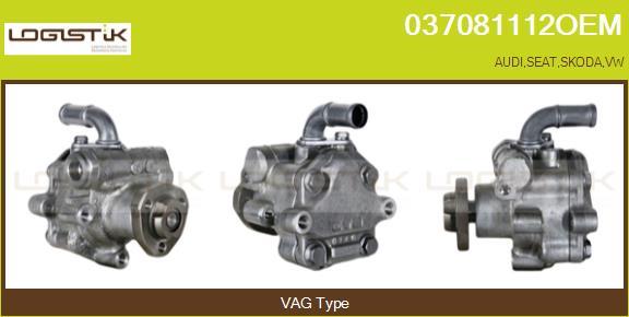 LGK 037081112OEM - Hydraulic Pump, steering system www.autospares.lv