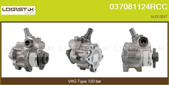 LGK 037081124RCC - Hydraulic Pump, steering system www.autospares.lv