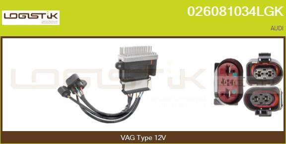 LGK 026081034LGK - Control Unit, air conditioning www.autospares.lv