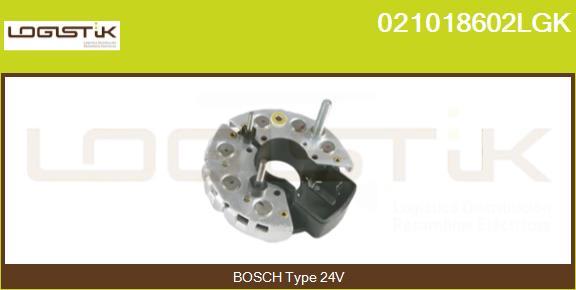 LGK 021018602LGK - Выпрямитель, диодный мост, генератор www.autospares.lv