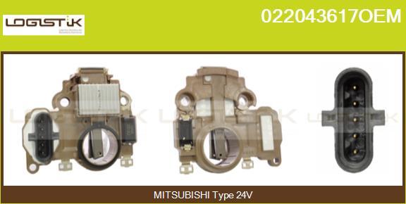 LGK 022043617OEM - Ģeneratora sprieguma regulators autospares.lv