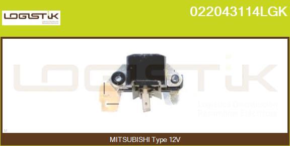 LGK 022043114LGK - Регулятор напряжения, генератор www.autospares.lv