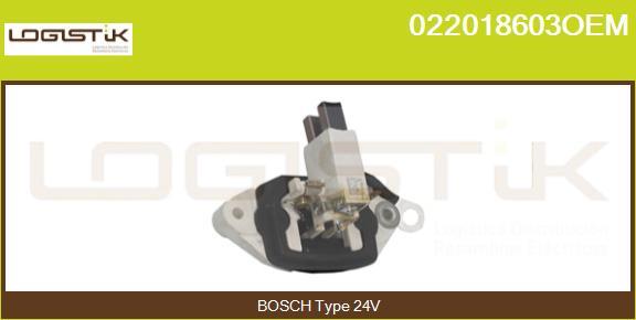 LGK 022018603OEM - Регулятор напряжения, генератор www.autospares.lv