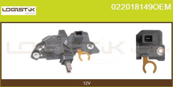 LGK 022018149OEM - Регулятор напряжения, генератор www.autospares.lv