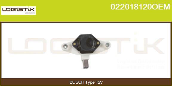 LGK 022018120OEM - Регулятор напряжения, генератор www.autospares.lv