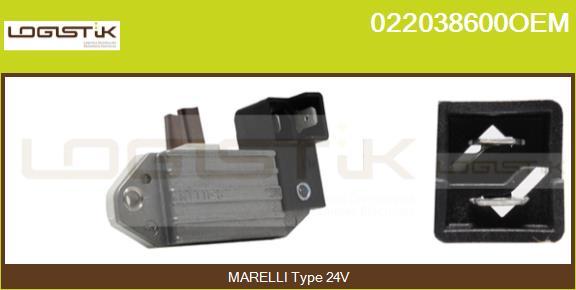 LGK 022038600OEM - Регулятор напряжения, генератор www.autospares.lv