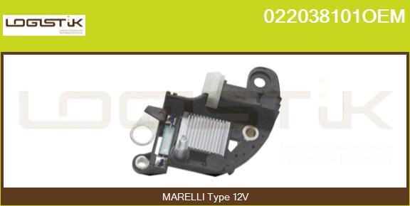 LGK 022038101OEM - Регулятор напряжения, генератор www.autospares.lv