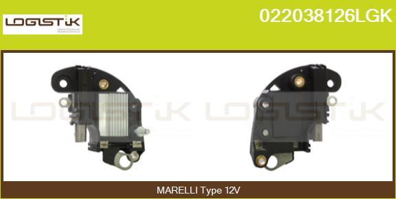 LGK 022038126LGK - Ģeneratora sprieguma regulators autospares.lv