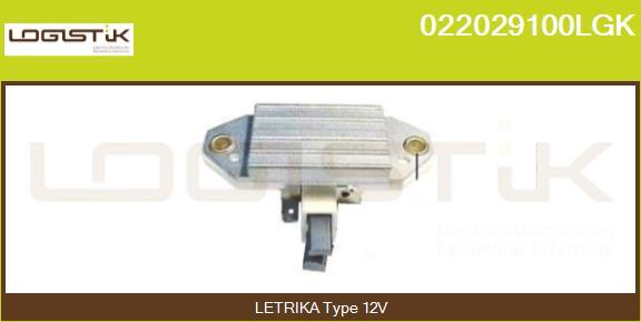 LGK 022029100LGK - Регулятор напряжения, генератор www.autospares.lv