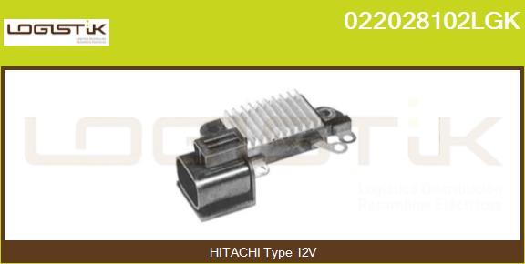 LGK 022028102LGK - Регулятор напряжения, генератор www.autospares.lv