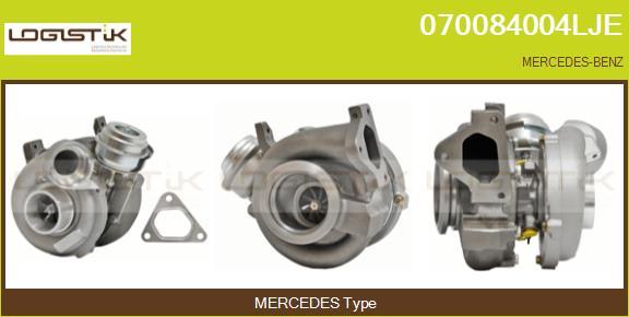 LGK 070084004LJE - Турбина, компрессор www.autospares.lv