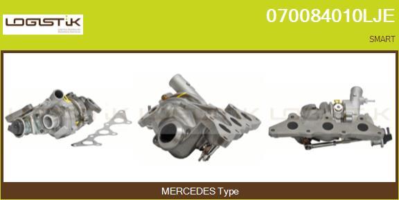 LGK 070084010LJE - Турбина, компрессор www.autospares.lv