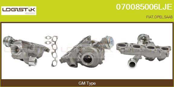 LGK 070085006LJE - Турбина, компрессор www.autospares.lv