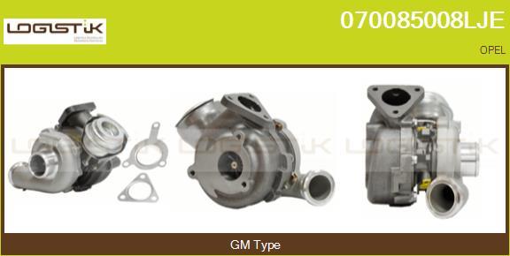 LGK 070085008LJE - Турбина, компрессор www.autospares.lv