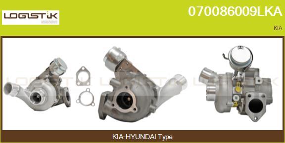 LGK 070086009LKA - Турбина, компрессор www.autospares.lv