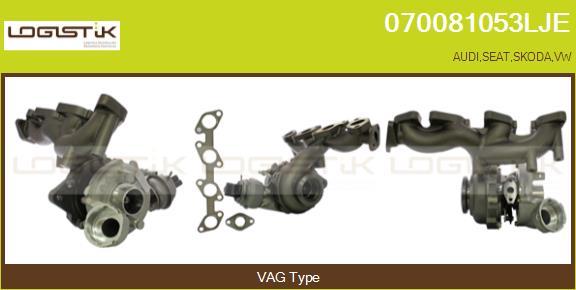 LGK 070081053LJE - Турбина, компрессор www.autospares.lv