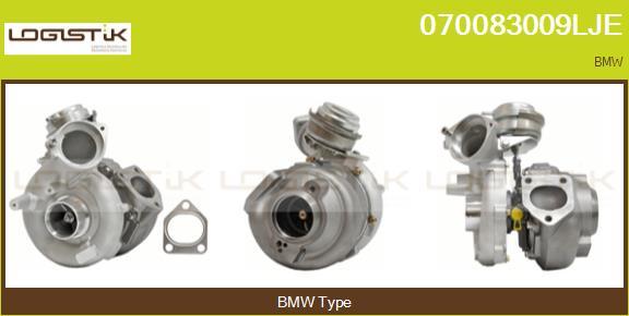 LGK 070083009LJE - Турбина, компрессор www.autospares.lv