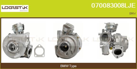 LGK 070083008LJE - Турбина, компрессор www.autospares.lv