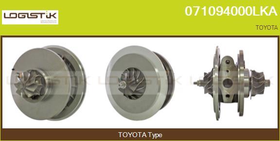 LGK 071094000LKA - Картридж турбины, группа корпуса компрессора www.autospares.lv