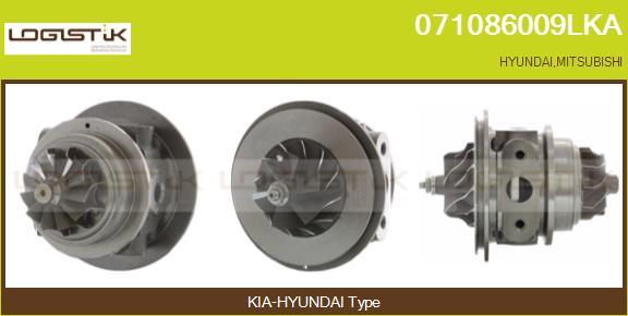 LGK 071086009LKA - Картридж турбины, группа корпуса компрессора www.autospares.lv