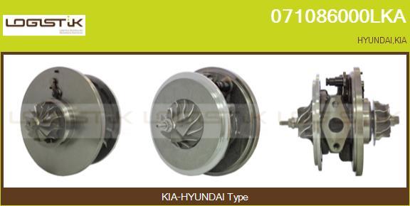 LGK 071086000LKA - Картридж турбины, группа корпуса компрессора www.autospares.lv