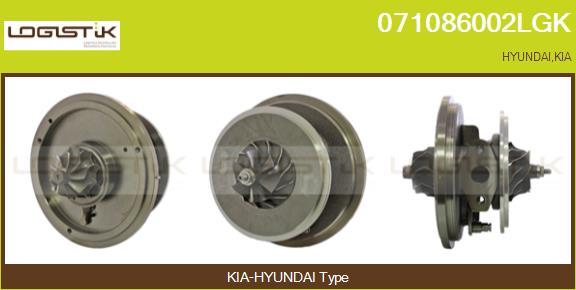 LGK 071086002LGK - Картридж турбины, группа корпуса компрессора www.autospares.lv