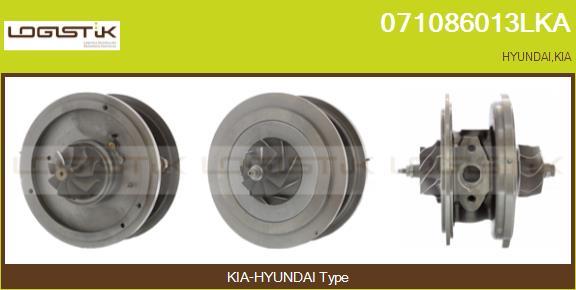 LGK 071086013LKA - Картридж турбины, группа корпуса компрессора www.autospares.lv