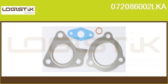 LGK 072086002LKA - Установочный комплект, турбокомпрессор www.autospares.lv