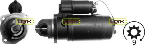 LGK 330385 - Starteris www.autospares.lv