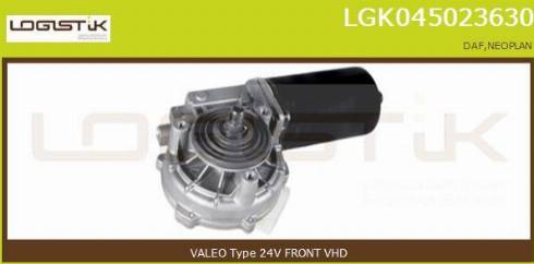 LGK LGK045023630 - Stikla tīrītāju motors www.autospares.lv