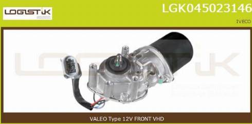 LGK LGK045023146 - Stikla tīrītāju motors www.autospares.lv