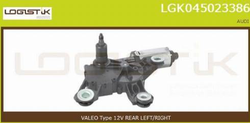 LGK LGK045023386 - Двигатель стеклоочистителя www.autospares.lv