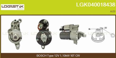 LGK LGK040018438 - Стартер www.autospares.lv