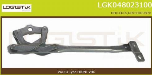 LGK LGK048023100 - Stiklu tīrītāja sviru un stiepņu sistēma www.autospares.lv