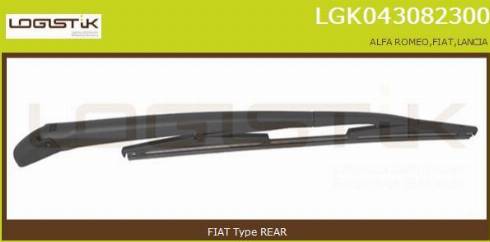 LGK LGK043082300 - Stikla tīrītāja svira, Stiklu tīrīšanas sistēma www.autospares.lv