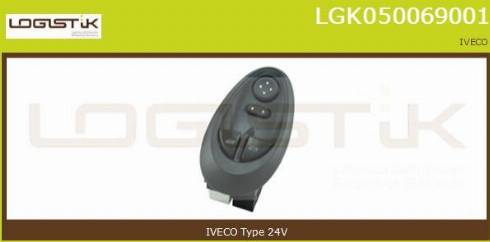 LGK LGK050069001 - Slēdzis, Stikla pacēlājmehānisms www.autospares.lv