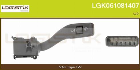 LGK LGK061081407 - Выключатель на рулевой колонке www.autospares.lv