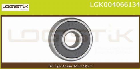 LGK LGK004066134 - Bearing www.autospares.lv