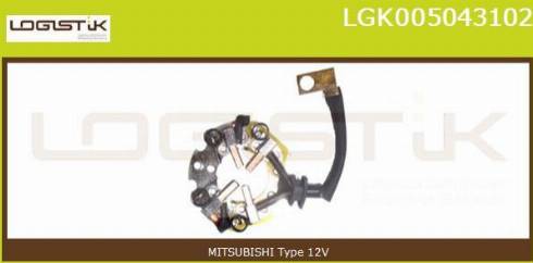 LGK LGK005043102 - Kronšteins, Ogļu sukas www.autospares.lv