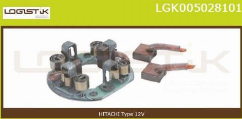 LGK LGK005028101 - Кронштейн, угольная щетка www.autospares.lv