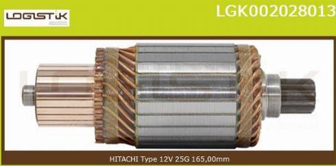 LGK LGK002028013 - Якорь, стартер www.autospares.lv