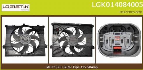 LGK LGK014084005 - Elektromotors, Dzes. sist. radiatora ventilators www.autospares.lv