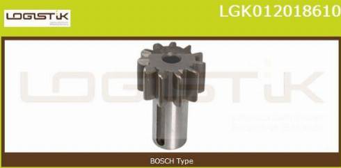 LGK LGK012018610 - Zobrats, Starteris www.autospares.lv